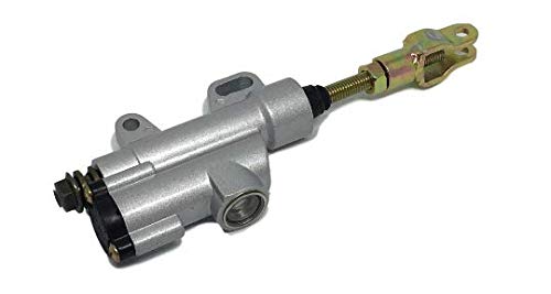 [ルボナリエ] ブレーキマスターシリンダー 油圧 リアタンク交換 タンク一体型 修理 メンテナンス 銀色 シルバー 社外品 汎用
