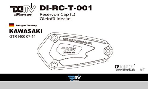 Dimotiv DMV マスターシリンダーキャップ ブラック-GTR1400 07-14 (Left) DI-RC-T-001-K