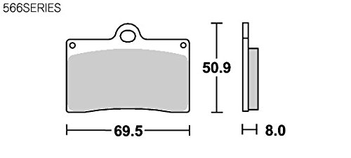 キタコ(KITACO) SBS ブレーキパッド 566HS フロント ホンダ アプリリア ビモータ カジバ ドカティ ガスガス KTM モトグッチ等 777-0566020