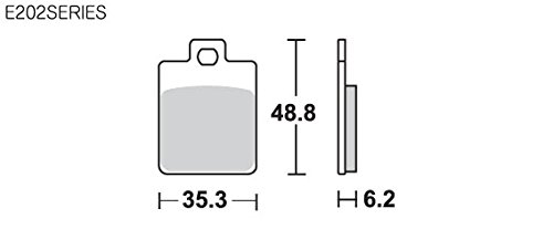 キタコ(KITACO) SBS ブレーキパッド E202 セラミック ジレラ ピアジオベスパ 等 777-0202000