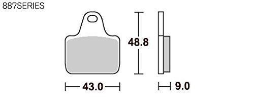 キタコ(KITACO) SBS ブレーキパッド 887LS シンターメタル ブレンボキャリパー 777-0887030