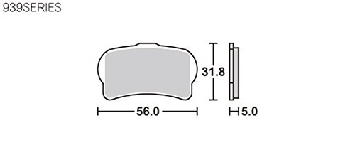 キタコ(KITACO) SBS ブレーキパッド 939RSI シンターメタル GAS GAS モンテッサ・ホンダ 等 777-0939077