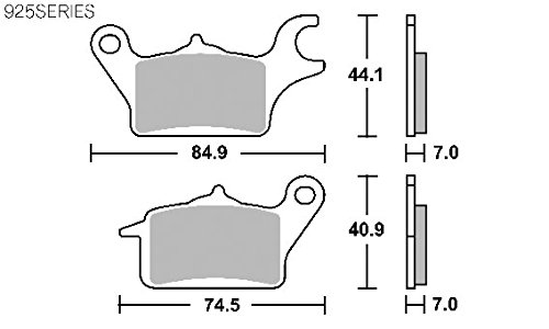 キタコ(KITACO) SBS ブレーキパッド 925RSI シンターメタル Z125 PRO 777-0925077