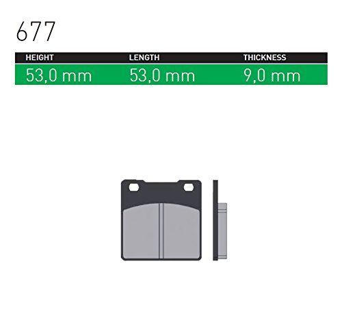 シンター(SINTER)バイク用ブレーキパッド677 フロント用 : スズキ リア用 : スズキ 72-677-080-0