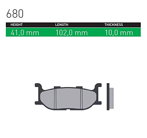 シンター(SINTER)バイク用ブレーキパッド680 フロント用 : ヤマハ 72-680-080-0