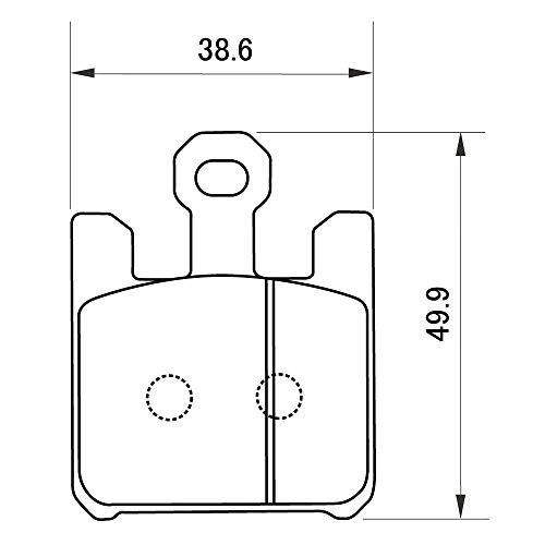 DAYTONA(デイトナ) ブレーキパッド ゴールデンパッドχ GSX-R1000(03)<WF>、ZX-12R(04~06)<WF>、ZX-10R(04~05)<WF>、ZX-10R(06~07)<WF>等 97158