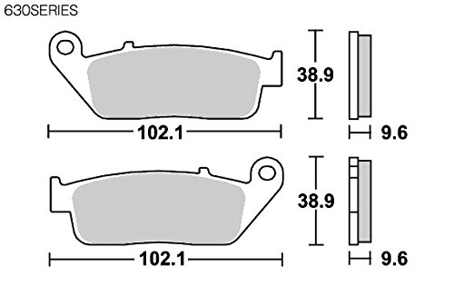 キタコ(KITACO) SBS ブレーキパッド 630HS シンターメタル GSR250 VFR750F等 777-0630020