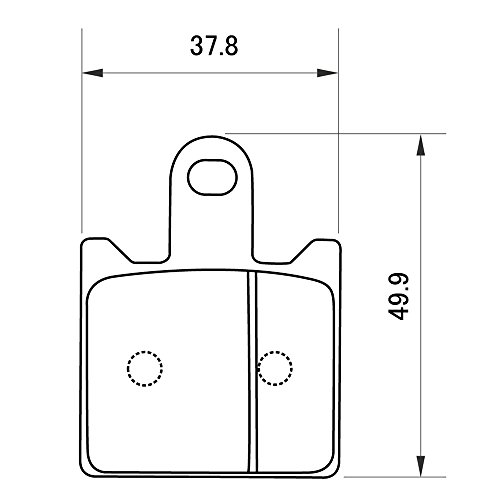 DAYTONA(デイトナ) ブレーキパッド ゴールデンパッドχ 1400GTR/ABS(08~16)<WF>、ZX-14R/ABS(12~15)<WF>、ZZR1400/ABS(06~11)<WF>等 97172