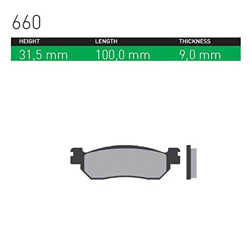 シンター(SINTER)バイク用ブレーキパッド660 フロント:ヤマハ リア :ヤマハ 72-660-080-0
