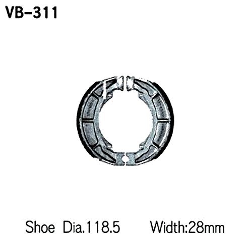 ベスラ(Vesrah) ブレーキシュー 溝付き VB-311NSQ