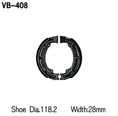 ベスラ(Vesrah) ブレーキシュー 溝付き VB-408NSQ