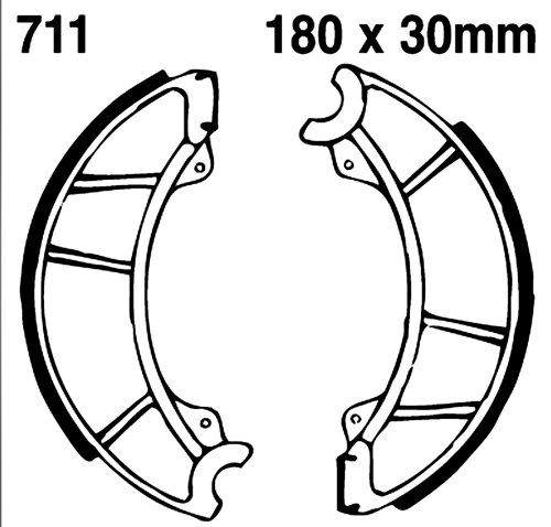 EBCブレーキ711ブレーキシュー