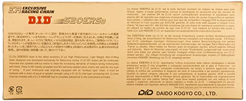 D.I.D(大同工業)バイク用チェーン クリップジョイント付属 520ERS3-136RB G&G(ゴールド) SDHピン加工 二輪 オートバイ用 907941