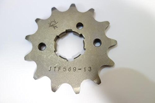 JT Sprockets　フロントスプロケット 13T　KDX200・KDX220・KDX250・KLX250SR・KLX250ES・KLX250（-00）・Dトラッカー（-00）・ スーパーシェルパ・KX250（-98）・YZ250（-98） JTF569.13