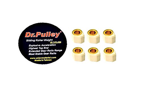 ドクタープーリー DRPULLEY 17*12 17☓12 アドレスV100 レッツ セピア 異型 変形 ウエイトローラー 12.5g