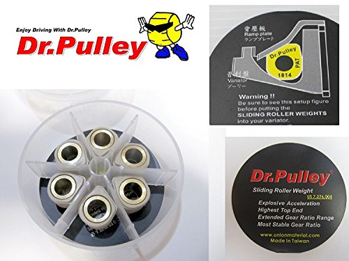 Dr.Pulley　ドクタープーリー 変形型 15×12 （9.0ｇ） YAMAHAサイズ 6個入り SR1512-9ｇIV