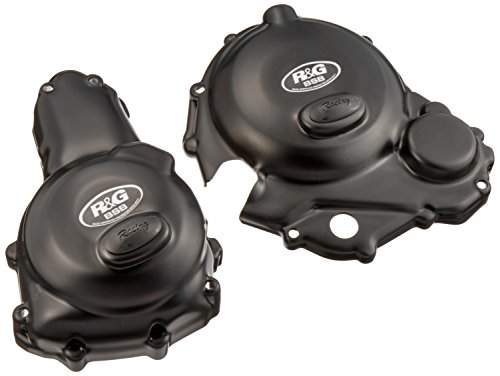 R&G(アールアンドジー) レーシングエンジンケースカバーセット ブラック Z650(17-)、NINJA650(17-) RG-KEC0096R