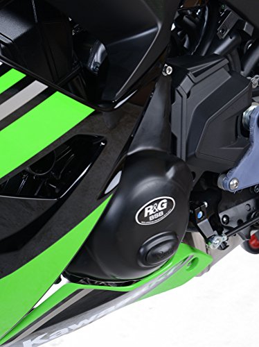 R&G(アールアンドジー) レーシングエンジンケースカバーセット ブラック Z650(17-)、NINJA650(17-) RG-KEC0096R