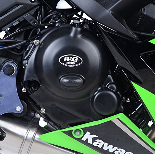 R&G(アールアンドジー) レーシングエンジンケースカバーセット ブラック Z650(17-)、NINJA650(17-) RG-KEC0096R