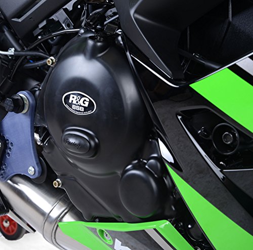 R&G(アールアンドジー) レーシングエンジンケースカバーセット ブラック Z650(17-)、NINJA650(17-) RG-KEC0096R