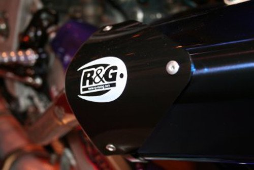 R&G(アールアンドジー) エキゾーストプロテクター Tri Oval Exhaust(トライオーバル) 左側 ブラック RG-EP0007BK1