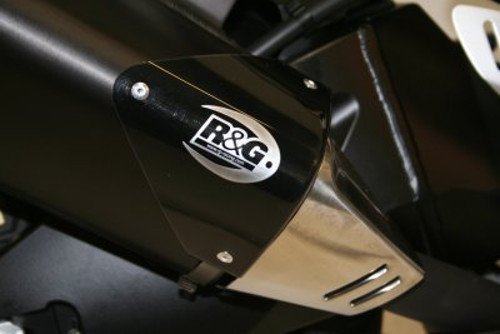 R&G(アールアンドジー) エキゾーストプロテクター Tri Oval Exhaust(トライオーバル) 右側 ブラック RG-EP0007BK2