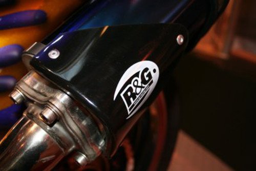 R&G(アールアンドジー) エキゾーストプロテクター Tri Oval Exhaust(トライオーバル) 左側 ブラック RG-EP0007BK1