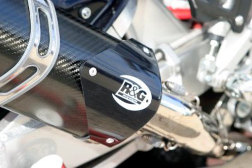 R&G(アールアンドジー) エキゾーストプロテクター Tri Oval Exhaust(トライオーバル) 右側 ブラック RG-EP0007BK2