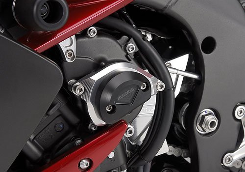 アグラス(AGRAS) レーシングスライダー ジェネレータ  ジュラコン:ブラック YZF-R1(07-08) 342-269-002B