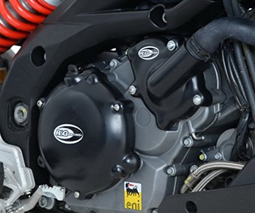 R&G(アールアンドジー) エンジンケースカバーセット ポリプロピレン ブラック CAPONORD 1200 [カポノルド](13-) RG-KEC0058BK