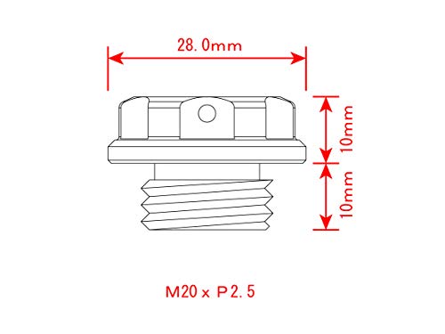 ポッシュ (POSH) マシンドオイルフィラーキャップ M20×P2.5 シルバー 500002-03