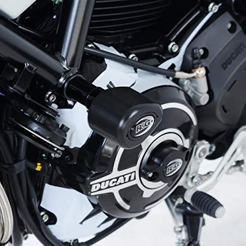 R&G(アールアンドジー) エアロクラッシュプロテクター ブラック DUCATI Scrambler1100(18-) RG-CP0451BL