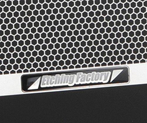 エッチングファクトリー(ETCHING FACTORY) コアガード ラジエターコアガード エンブレム：ブラック ステンレス シルバー ZRX1200DAEG 09- RGK-ZRX1200-01