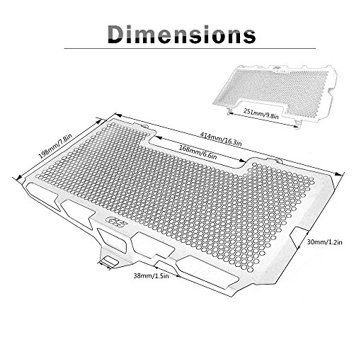 F650GS F700GS F800GS F800R ジエーターコアガード の ステンレス鋼 for BMW F800R 2009-2016 F800GS 2006-2008 F650GS 2008-2012 F700GS 2008-2017