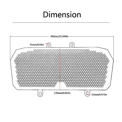 ラジエーター ガード プロテクター ラジエターコアガード for KTM Duke 390 2013 2014 2015 2016 2017