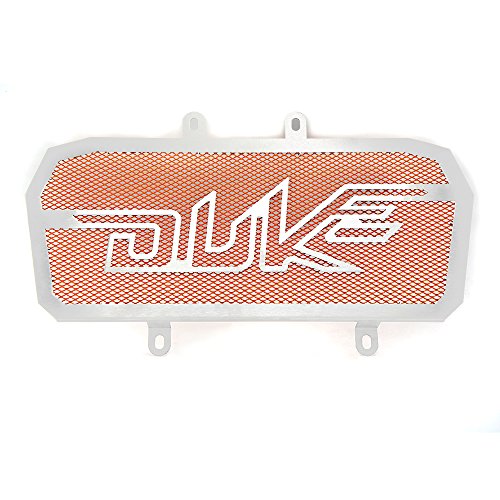 DUKE 390 ラジエーター ガード プロテクター ラジエターコアガード for KTM Duke 390 2013 2014 2015 2016 2017 (オレンジ)
