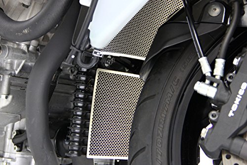 MOTO CORSE(モトコルセ) プロテクションスクリーン オイルクーラー チタニウム シャンパンゴールド SUZUKI HAYABUSA/B-KING 08-12/07-11 MCTP0037