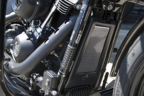 Harley-Davidson ミルウォーキーエイトソフテイル用オイルクーラーコアガード Black RG-5