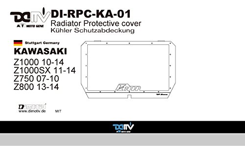 Dimotiv(DMV) ラジエーターカバー(Standard Radiator Protective Cover)KAWASAKI Z1000 07-15 ゴールド DI-RPC-KA-01-G