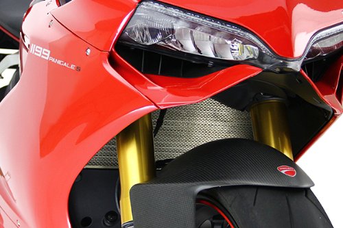 MOTO CORSE(モトコルセ) チタニウムプロテクションスクリーン アッパーラジエター 1199 Panigale/S[パニガーレ] MCTP0032