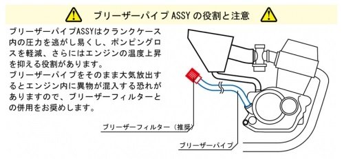 キタコ(KITACO) ブリーザーパイプASSY(B-3A/タイプ2) モンキー(MONKEY)/カブ系等 513-1000003