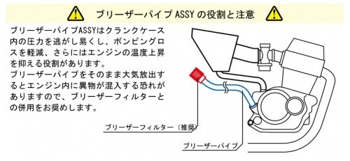 キタコ(KITACO) ブリーザーパイプASSY(B-3/タイプ2) モンキー(MONKEY)/カブ系/ジョグ/ビーノ等 513-1000002