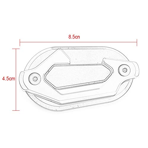 オートバイアクセサリーアルミニウム合金ファッションブレーキ液タンクキャップ Kawasaki Ninja 400 2017-18(Green)