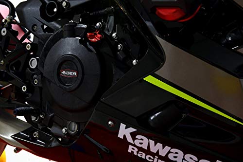 RIDEA 炭素繊維強化クラッチカバー&パルスカバー KAWASAKI NINJA250 2018- KAWASAKI NINJA400 2018- RI0000410