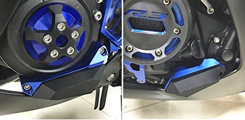 バイク YAMAHA 用 ZF-R25 R3 2014-2017 MT-03 クラッチカバー プロテクター 左側 ブルー