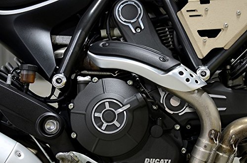 RIDEA フレームキャップ 2個セット シルバー [FC-DU-01-SR] [DUCATI SCRAMBLER(スクランブラー)] FC-DU-01-SR