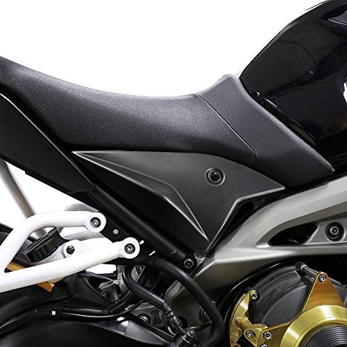FATExpress オートバイ シート 側 パネル フェアリング カウリング カバー 2014 2015 2016 2017 2018 Yamaha ヤマハ MT FZ 09 MT-09 FZ-09 MT09 FZ09 (ブラック)
