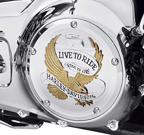 ハーレーダビッドソン/Harley-Davidson HARLEY-DAVIDSON “LIVE TO RIDE”・ コレクション／ゴールド/ダービーカバー/25700472ハーレーパーツエアクリーナーカバー /ENGINE TRIM 25700472