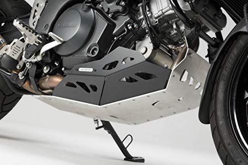 SW-MOTECH: エンジンガード Black/Silver For V-Strom 1000 without クラッシュバー | mss-05-440-10100 MSS.05.440.10100