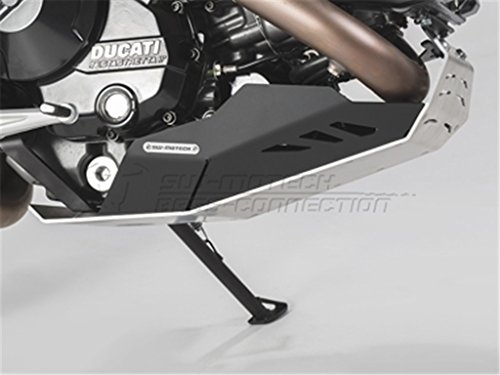 SW-MOTECH: エンジンガード Black/Silver Ducati Hyperstrada/Hypermotard | mss-22-474-10000-b MSS.22.474.10000/B